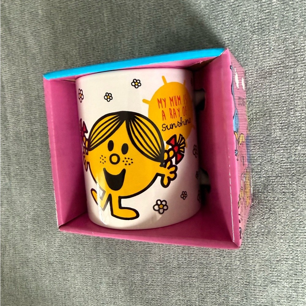 Little Miss Yellow & Black White Ceramic Mug